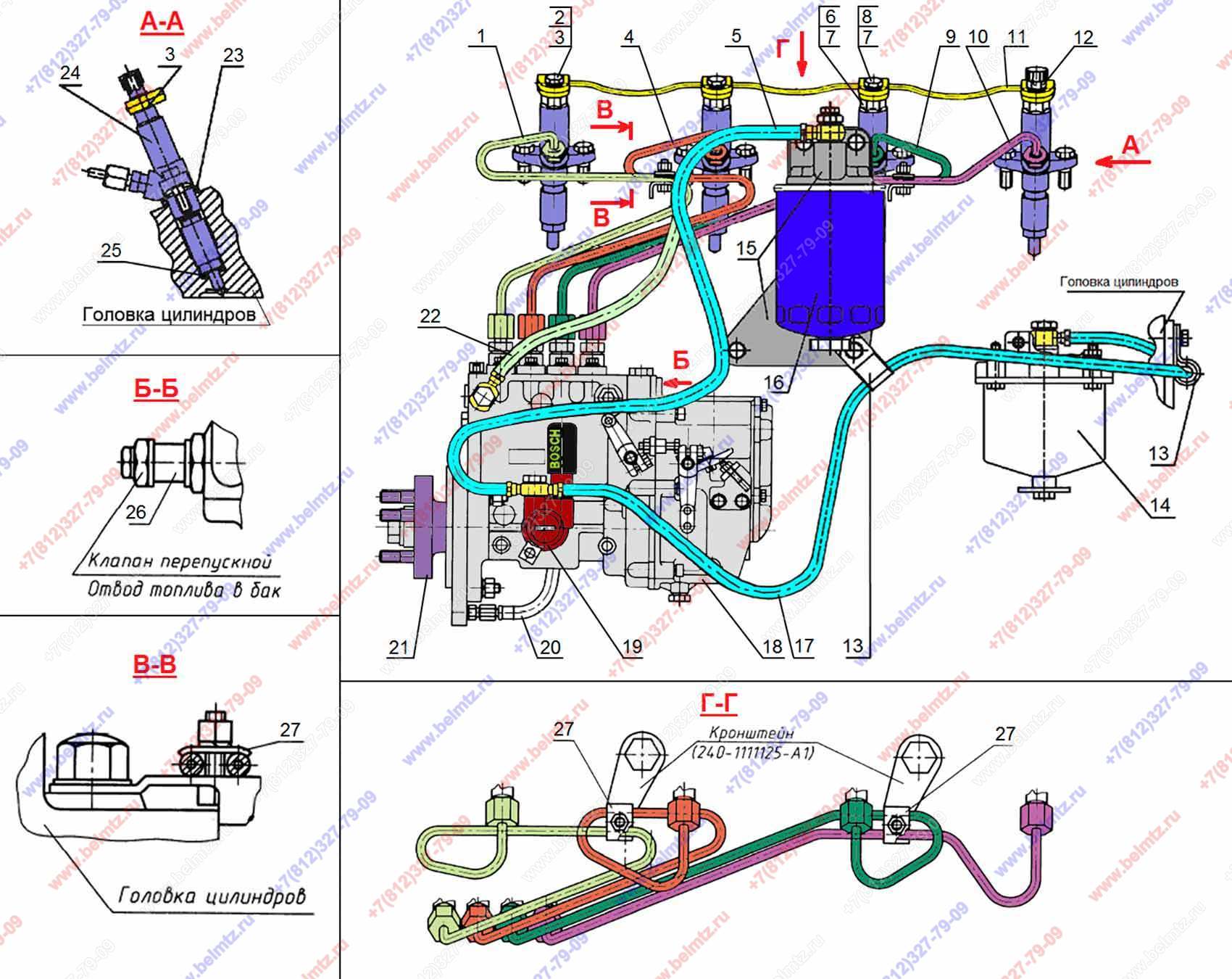 Системы мтз 82.1. Шланги топливной системы МТЗ 82. Топливная система МТЗ 82.1. Топливные шланги МТЗ 80 схема. Схема подключения топливных трубок МТЗ 82.