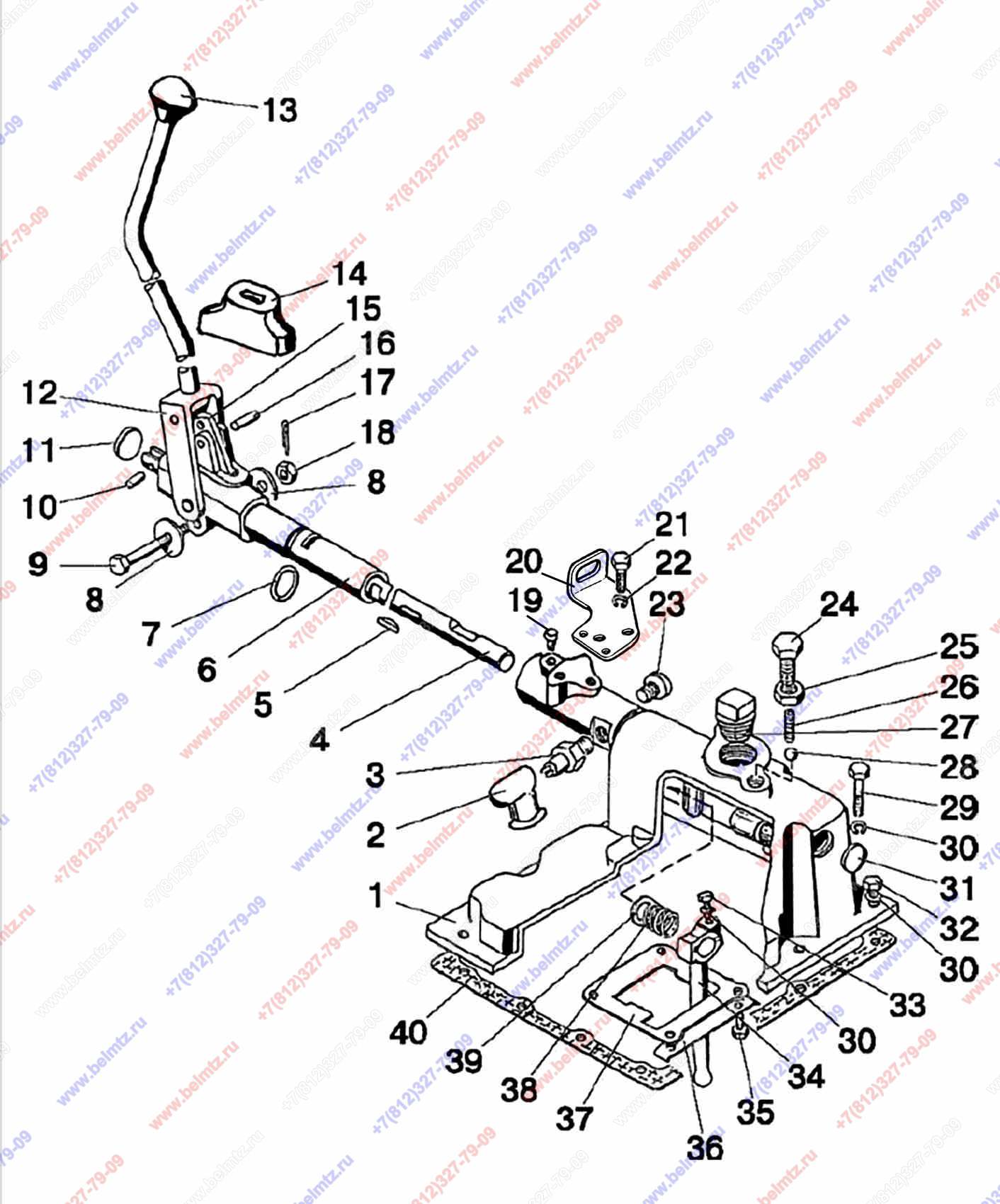 Включение кпп мтз. Крышка КПП МТЗ 82.1 схема боковая рычаг. Поводок МТЗ КПП 70 1703202. Рычаг переключения МТЗ 82. Кулиса КПП МТЗ 82.1.