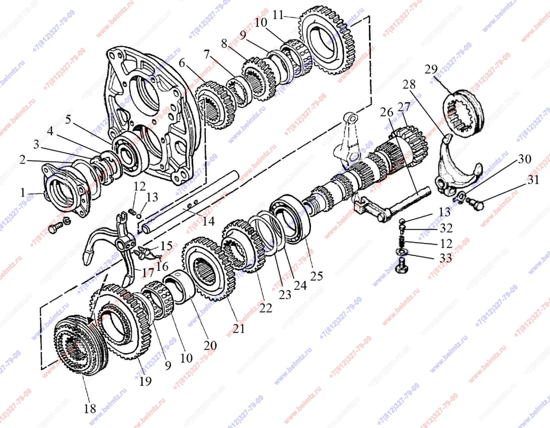 Коробка МТЗ 320 схема. Схема КПП МТЗ 320. Коробка передач МТЗ 12 21 схема. МТЗ 320 трансмиссия. Сборка промежутки мтз