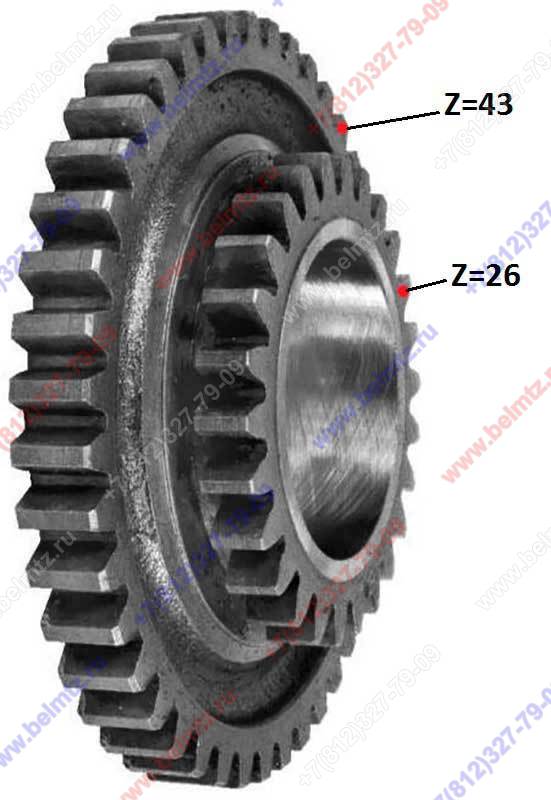 Ф50-1701056-Б Шестерня промежуточная z-43
