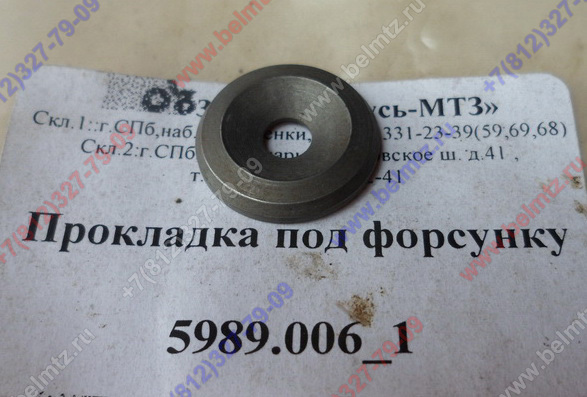 LOMBARDINI 5989-006 Прокладка под форсунку (плита защитная)