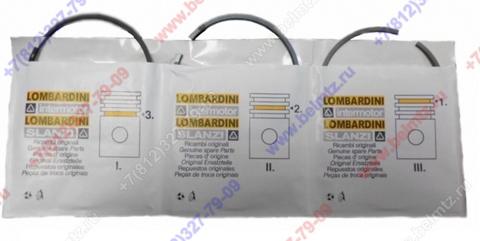 LOMBARDINI 8211.224 Кольца поршневые (стандарт) к LDW1503/LDW1603 к-т на 1 поршень