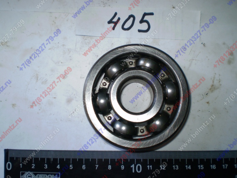 Подшипник 405(6405) радиальный шариковый 25*80*21 мм  0,53кг