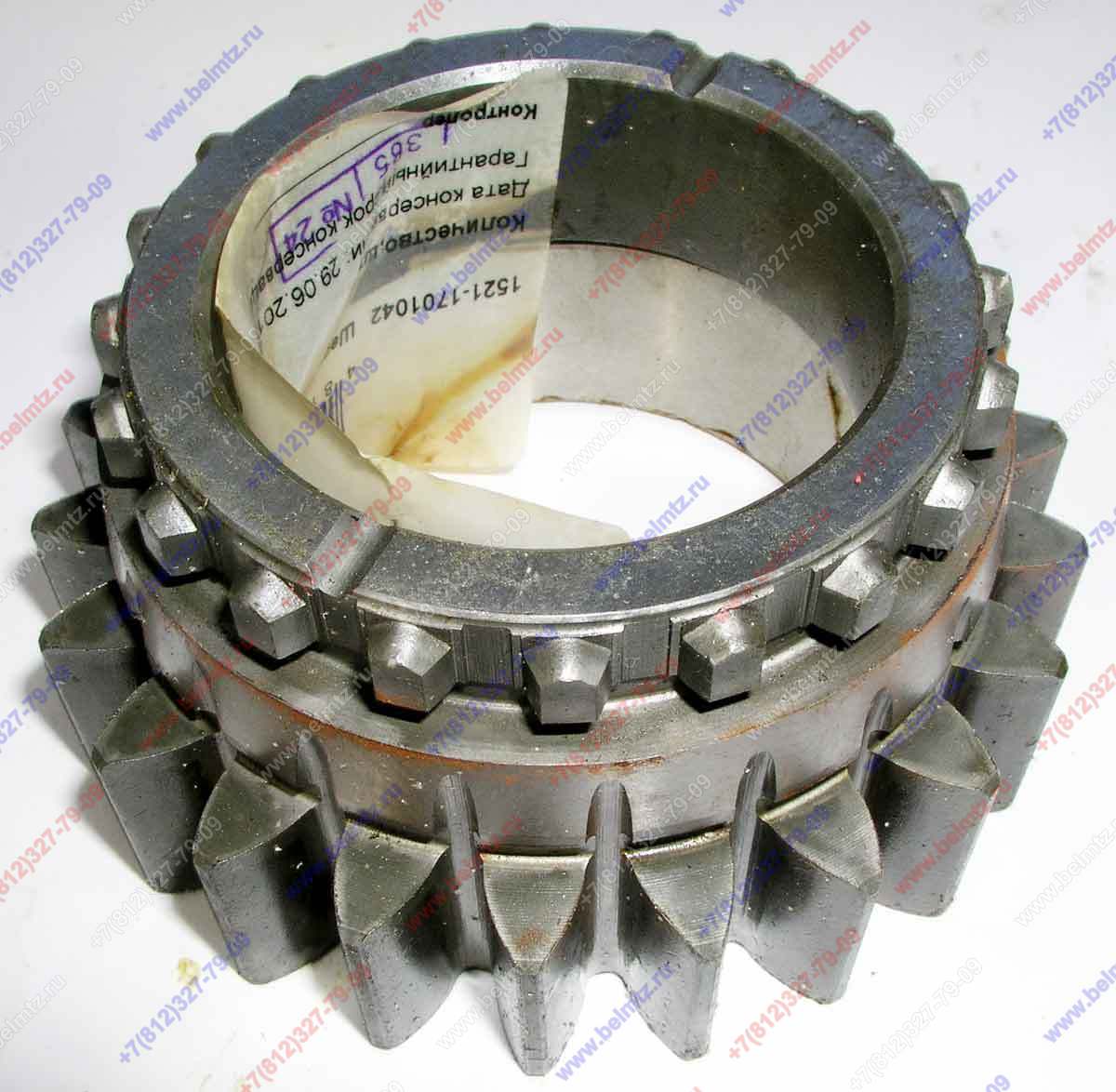 1521-1701042 Шестерня ведущая 1-й передачи z-22 (с 2006г. вместо аннулированной 1522-1701042 с z-21)