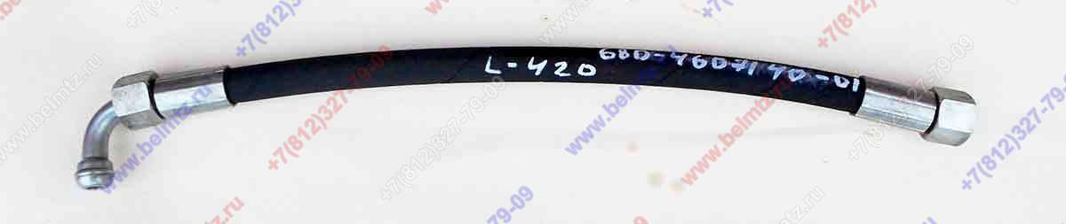 680-4607140-01 Рукав L-420 Ø10х1 армирован Ключ 24