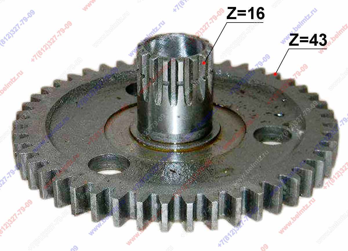 50-1601088-Б Шестерня привода ВОМ I ступень  z-43