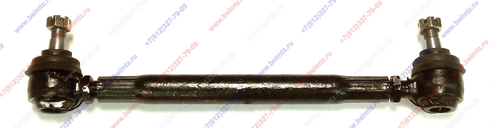 80-3003010-А Тяга рулевая L-1105мм (между осями шарниров L-1035мм) М24
