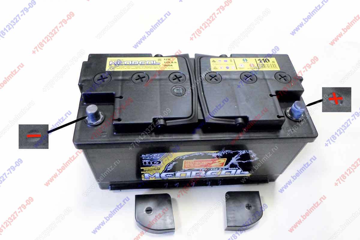 Аккумулятор 6СТ-110 VLA обратная полярность Са/Са 12V  110 Ah  900A    L-353мм Ш-175мм H-190мм