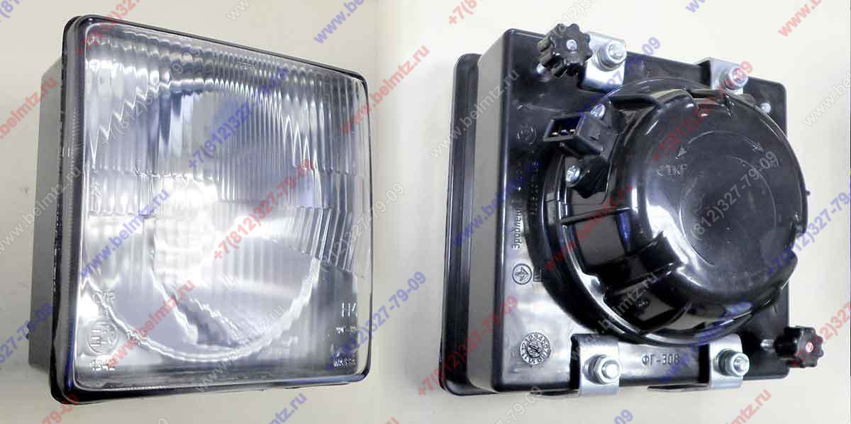 Фара ФГ-308-04 квадратная встроенная 12V