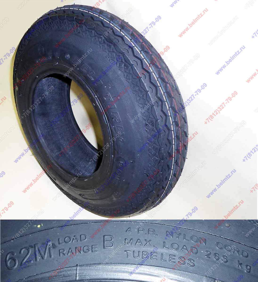 Шина 4.80/4.00-8 62М (4PR)  DELI S-308 TL без камеры