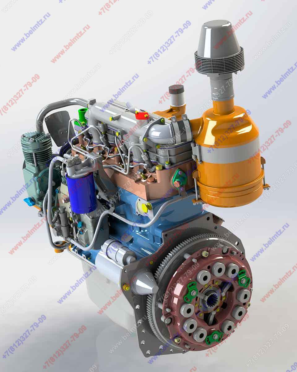 Двигатель Д-243-91   74.3708/AZF3385  (4УТНИ-1111007-420.1) НШ10У-3Л Г9695.3701-1/АТ 1150.04.1  А29.05.000
