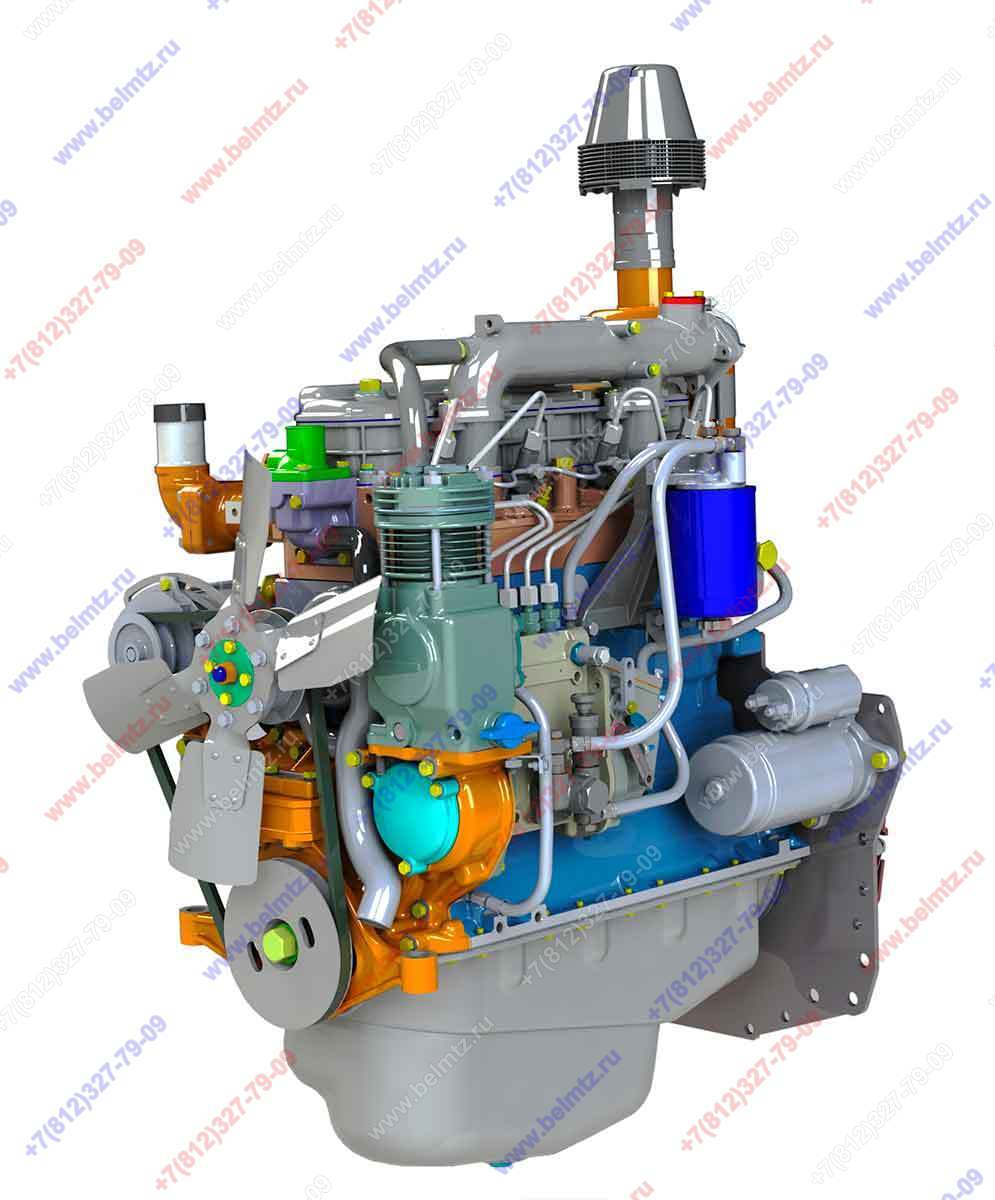 Двигатель Д-243-1442  SM81R2507-VPP (4УТНИ-1111007-420.1) НШ10Ж-3-04Л Г9695.3701-1 А29.05.000